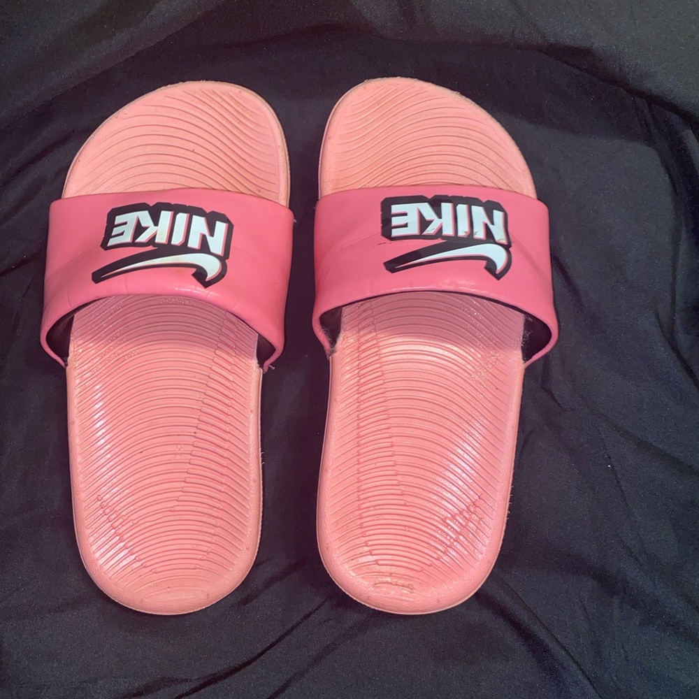 Nike Pink Slide Sandals for girls
